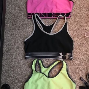 Under armour sports bras